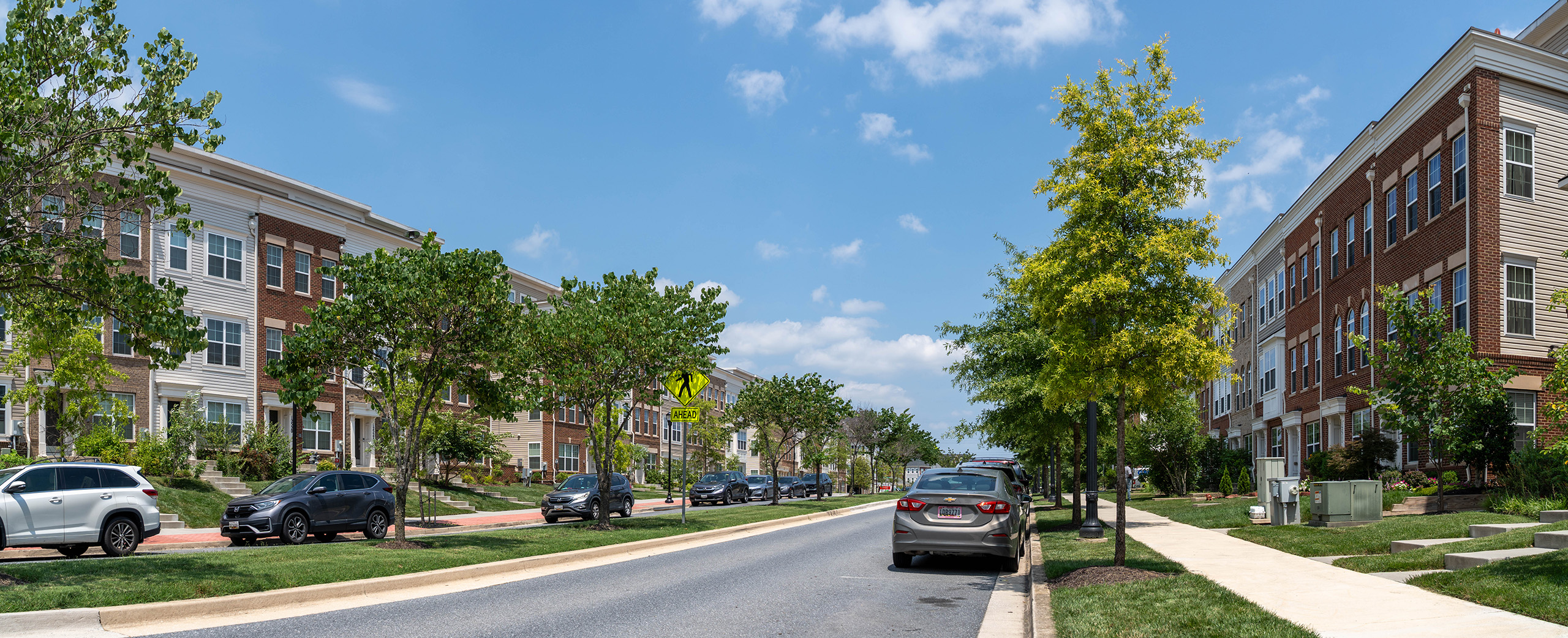 Panoramic view of Beltsville Streetscape