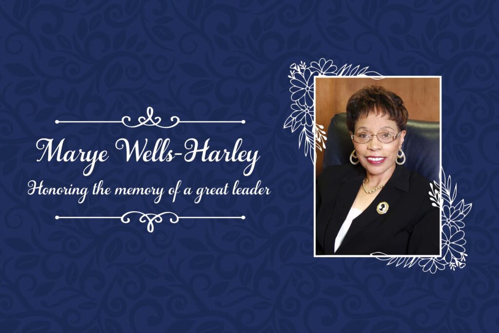 Marye Wells Harley Honoring the Memory of a Great Leader